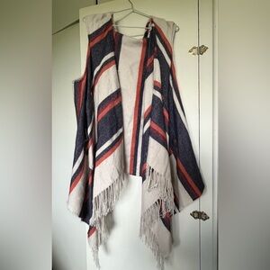 Garage Patterned Flowy Vest